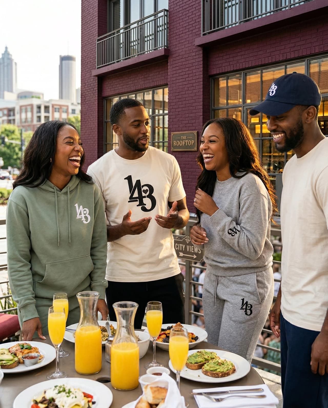 Photo by @atlantabrunch wearing ONE4THREE